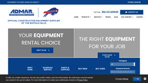 ADMAR Construction Equipment & Supplies in NY, OH, and PA - construction equipment supplier