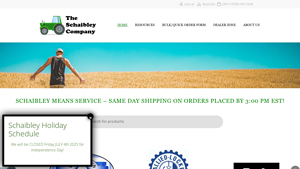 The Schaibley CO. | Agricultural Supply, Farm Supply, Farm Parts ... - farm machinery supplier