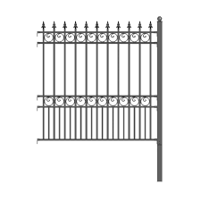 Steel & Wrought Iron Metal Fencing | ALEKO - Alekoproducts.com - metal fence supplier