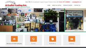 Al Guffal Trading Est. Dubai. United Arab Emirates - irrigation equipment supplier