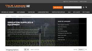 Irrigation Supplies & Equipment | AM Leonard - irrigation equipment supplier