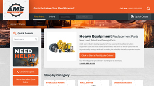 Heavy Equipment Aftermarket Parts Supplier - AMS Construction Parts - heavy equipment supplier