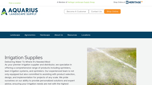 Irrigation Equipment, Parts, & Systems | Aquarius Supply - irrigation equipment supplier