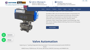 Valves Supplier Selangor, Malaysia, Electric Actuators Supply Subang ... - electric valve supplier