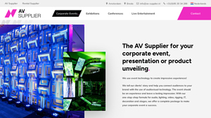 Corporate event or presentation? We are the AV Supplier - av supplier