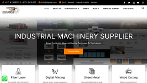 Industrial Machine Supplier | UAE, Saudi, GCC - Business Point - laser cutting machine supplier