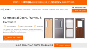 Commercial Doors, Frames, & Hardware - industrial door supplier