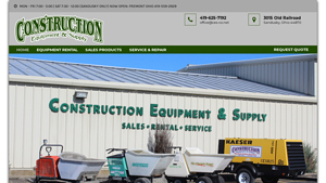 Construction Equipment & Supply - Rental Sales Service - construction equipment supplier