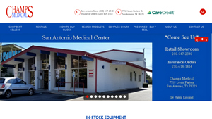 Champs Medical San Antonio, Texas (210) 547-2340 - dme supplier
