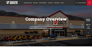 Company Overview - Tractor Supply Company - farm tractor supplier