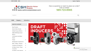 SHOP FOR ELECTRIC MOTORS | CSH Electric Motor Supply - electric motor supplier