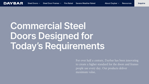 High-Quality Commercial Steel Door & Frames | Daybar - industrial door supplier
