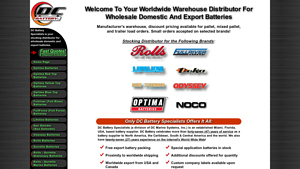 DC Battery Specialists - Wholesale Batteries - battery supplier