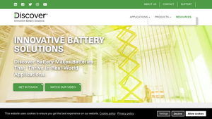 Lithium & Lead Acid Battery Manufacturer/Supplier | Discover Battery - battery supplier