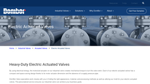 Electric Actuated Valves | DomBor Valve - electric valve supplier