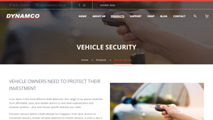 Vehicle Security - Dynamco - car alarm supplier