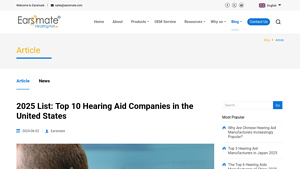 2025 List: Top 10 Hearing Aid Companies in the United States - hearing aid supplier