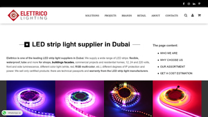 LED strip light supplier in Dubai - elettricolighting.com - led strip supplier