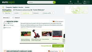 Tractors Wholesaler Munich, Nuremberg and Bavaria - europages - farm tractor supplier