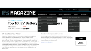 Top 10: EV Battery Manufacturers - EV Magazine - battery supplier