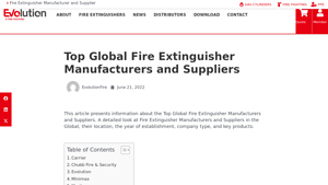 Top Global Fire Extinguisher Manufacturers and Suppliers - fire extinguisher supplier