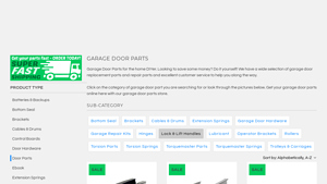 Garage Door Parts | Overhead - Opener - Replacement - Supplier ... - garage door parts supplier