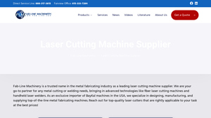 Laser Cutting Machine Supplier - Fab-Line Machinery - laser cutting machine supplier