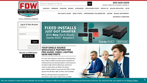 FDW Corp - Premier Distributor of Pro Audio, Video & Lighting - av supplier