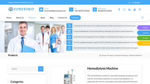 China Low Price Hemodialysis Machine Suppliers & Manufacturers ... - dialysis machine supplier