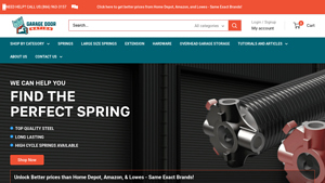 Garage Door Springs | Buy Garage Door Parts - Garage Door Nation - garage door parts supplier