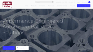 Gemini Valve | Automated Ball Valve Solutions - electric valve supplier