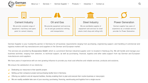 German Supplier - Industrial Machinery, procurement logisitics partner ... - industrial supplier