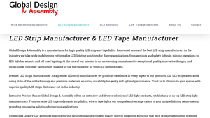 LED Strip Manufacturer & LED Tape Manufacturer - globaldesignassembly.com - led strip supplier