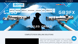 Complete Mining Drill Equipment Tools Manufacturer in India - Global ... - drilling equipment supplier