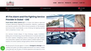 Guard Master Safety Systems LLC: Fire Safety Company in UAE - fire alarm supplier