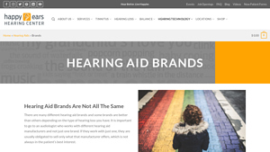 Top 6 Hearing Aid Brands - Happy Ears Hearing Center - hearing aid supplier