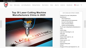Top 30 Laser Cutting Machine Manufacturers China - WALDUN - laser cutting machine supplier