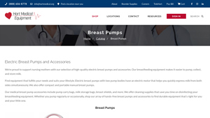Electric Breast Pumps & Accessories - Hart Medical - dme breast pump supplier