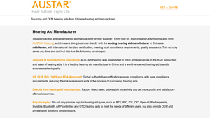 Chinese Hearing Aid Manufacturer | OTC Hearing Aid Supplier - hearing aid supplier