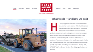 Heavy Equipment Parts, Inc. - Heavy Equipment Parts, Inc. - heavy equipment supplier