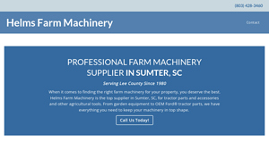 Farm Machinery Supplier | Sumter, SC - farm machinery supplier