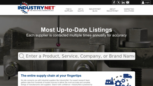 IndustryNet® - Machinery, Parts, Supplies, Services - Industrial ... - industrial equipment supplier