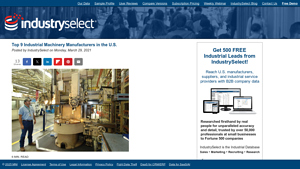 Top 9 Industrial Machinery Manufacturers in the U.S. - IndustrySelect - machine supplier