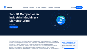 Top 28 Companies in Industrial Machinery Manufacturing - Inven - machine supplier