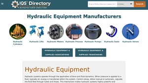 Hydraulic Equipment Manufacturers, Suppliers & Companies - IQS Directory - hydraulic equipment supplier