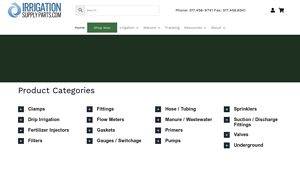 Shop Irrigation Parts, Fittings, and Wastewater Supplies ... - irrigation supplier