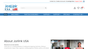 Laser Machine's Equipment Supplier | GSA | Jorlink USA - laser equipment supplier