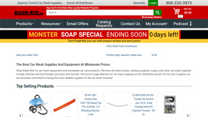 Car Wash Supplies, Equipment, and Parts - Kleen-Rite Corporation - car washer supplier