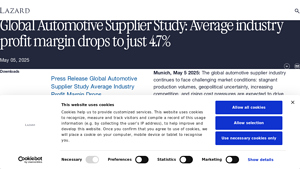 Global Automotive Supplier Study: Average industry profit margin drops ... - auto supplier