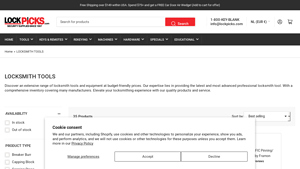LOCKSMITH TOOLS - Lockpicks.com - locksmith supplier